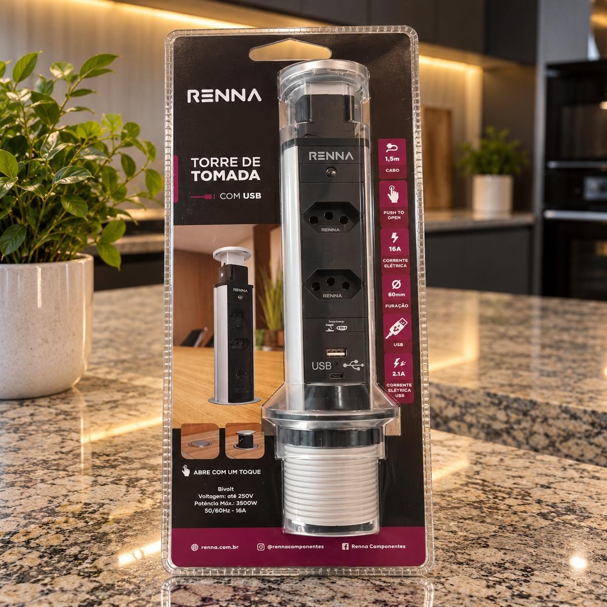 TORRE DE TOMADA CON USB A04